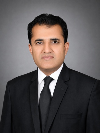 Portrait of Advocate Muhammad Ajmal Solangi