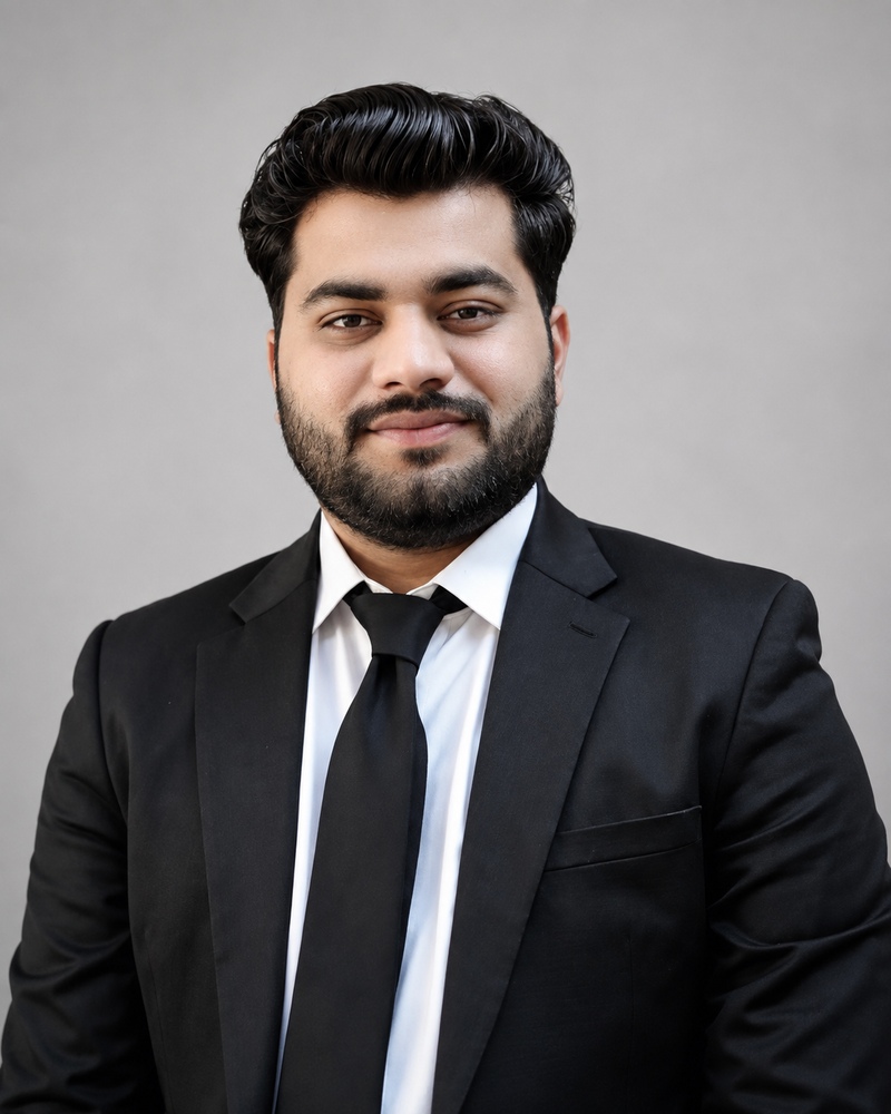 Portrait of Advocate Nazakat Ali Solangi